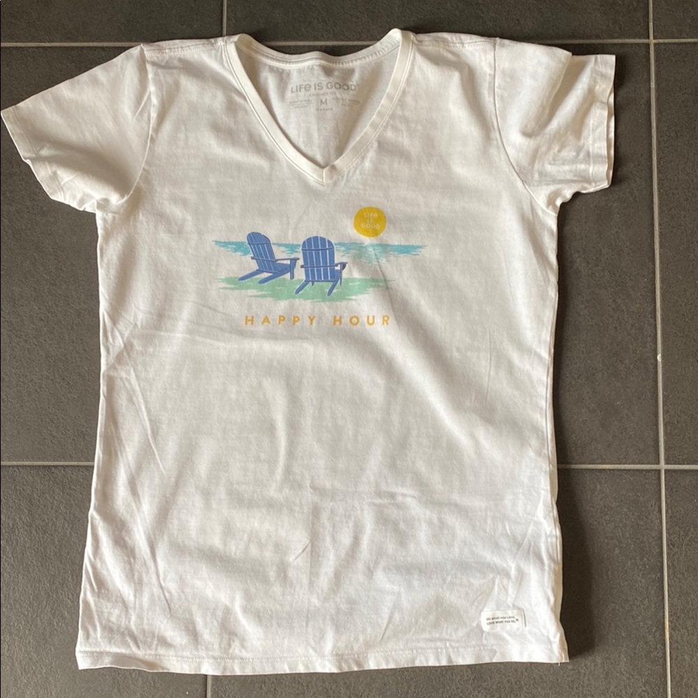 Life is Good “Happy Hour” tee